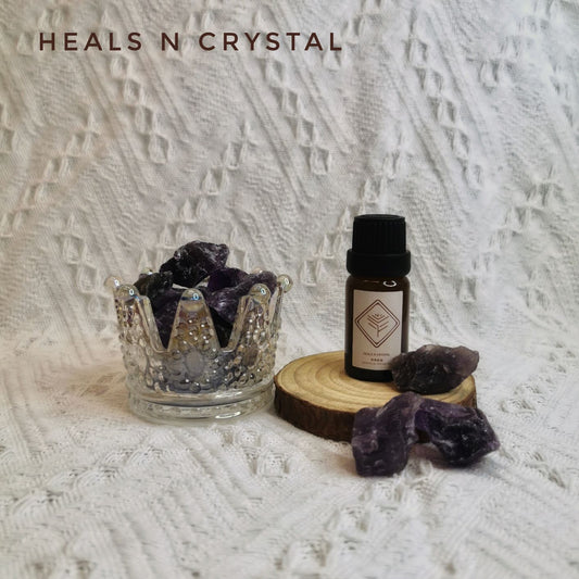 Personalised Crystal & Aromatherapy Set